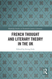 French Thought and Literary Theory in the UK book cover