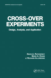 Cross-Over Experiments: Design, Analysis and Application book cover
