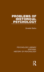 Problems of Historical Psychology book cover