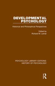 Developmental Psychology: Historical and Philosophical Perspectives book cover
