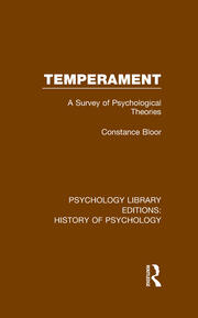 Temperament: A Survey of Psychological Theories book cover