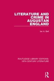 Literature and Crime in Augustan England book cover