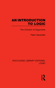 An Introduction to Logic: The Criticism of Arguments book cover