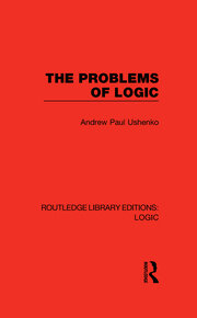 The Problems of Logic book cover