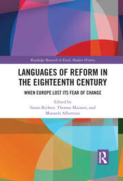 Languages of Reform in the Eighteenth Century: When Europe Lost Its Fear of Change book cover