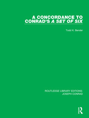 A Concordance to Conrad's A Set of Six book cover