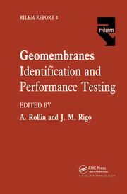 Geomembranes - Identification and Performance Testing book cover