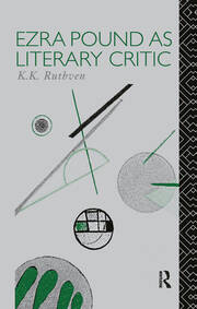 Ezra Pound as Literary Critic book cover
