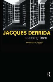 Jacques Derrida: Opening Lines book cover
