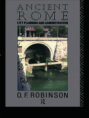 Ancient Rome: City Planning and Administration book cover