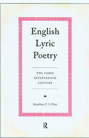 English Lyric Poetry: The Early Seventeenth Century book cover
