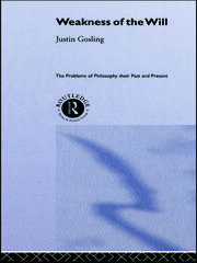 The Weakness of the Will book cover
