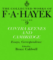 Contra Keynes and Cambridge: Essays, Correspondence book cover