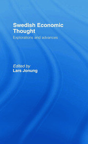 Swedish Economic Thought: Explorations and Advances book cover