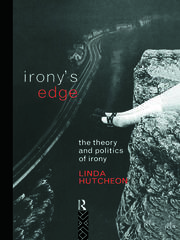 Irony's Edge: The Theory and Politics of Irony book cover