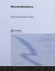 Nominalizations book cover