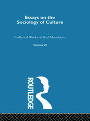 Essays on the Sociology of Culture book cover
