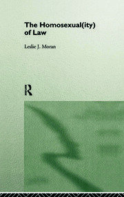 The Homosexual(ity) of law book cover