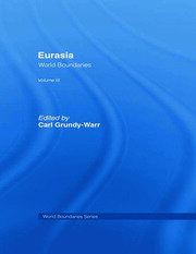 Eurasia: World Boundaries Volume 3 book cover