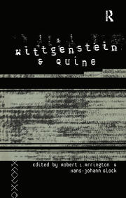Wittgenstein and Quine book cover