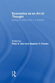Economics as an Art of Thought: Essays in Memory of G.L.S. Shackle book cover