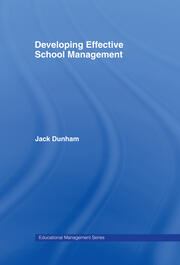 Developing Effective School Management book cover