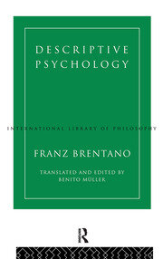 Descriptive Psychology book cover