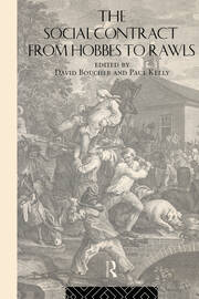 The Social Contract from Hobbes to Rawls book cover