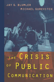 The Crisis of Public Communication book cover
