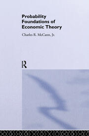 Probability Foundations of Economic Theory book cover