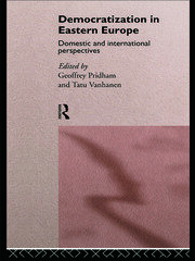 Democratization in Eastern Europe book cover