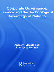 Corporate Governance, Finance and the Technological Advantage of Nations book cover