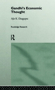 Gandhi's Economic Thought book cover