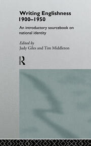 Writing Englishness: An Introductory Sourcebook book cover