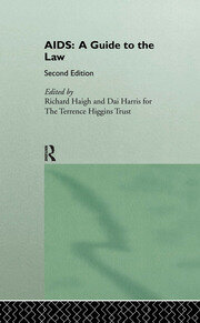 AIDS: A Guide to the Law book cover
