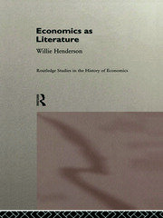 Economics as Literature book cover