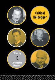 Critical Heidegger book cover
