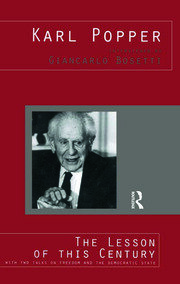 The Lesson of this Century: With Two Talks on Freedom and the Democratic State book cover