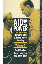Aid and Power - Vol 1: The World Bank and Policy Based Lending book cover
