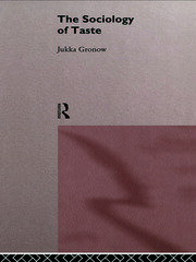 The Sociology Of Taste book cover