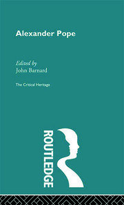 Alexander Pope: The Critical Heritage book cover