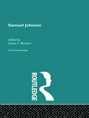 Samuel Johnson: The Critical Heritage book cover