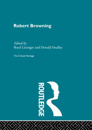 Robert Browning: The Critical Heritage book cover