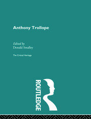Anthony Trollope: The Critical Heritage book cover