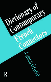 A Dictionary of French Connectors book cover