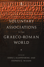 Voluntary Associations in the Graeco-Roman World book cover