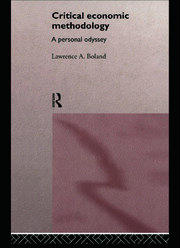 Critical Economic Methodology: A Personal Odyssey book cover
