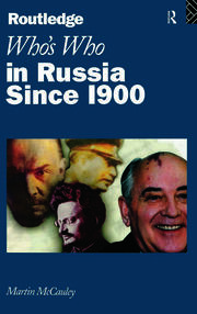 Who's Who in Russia since 1900 book cover