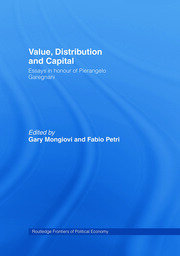 Value, Distribution and Capital book cover