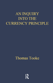 An Inquiry Into the Currency Principle book cover